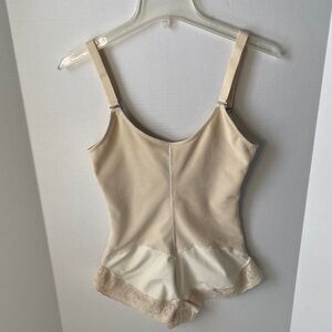 Shaperx Women's Size Large Elegant Beige  Women's Bodysuit
